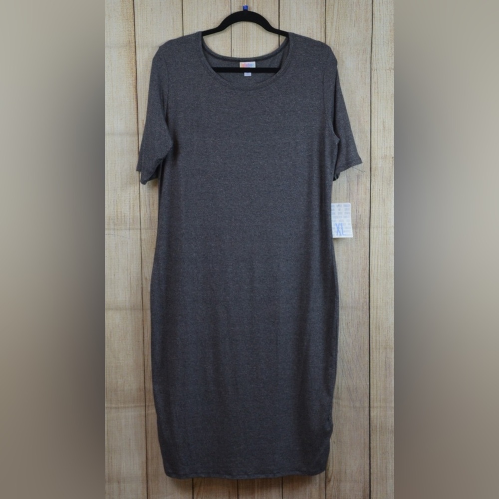 LuLaRoe Julia Black Dress - 2XL
